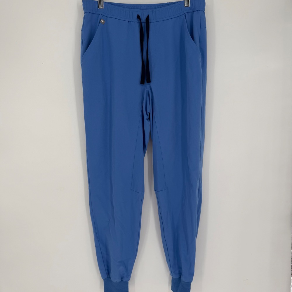 FIGS Zamora Jogger Scrub Pants Womens Blue FIONx Slim Fit Pockets Small